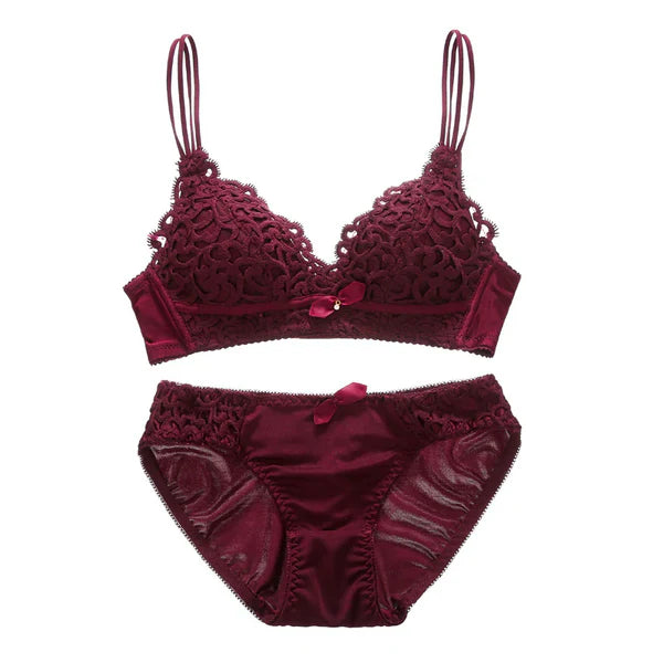Pack of 3 Floral Design Push-Up Bra
