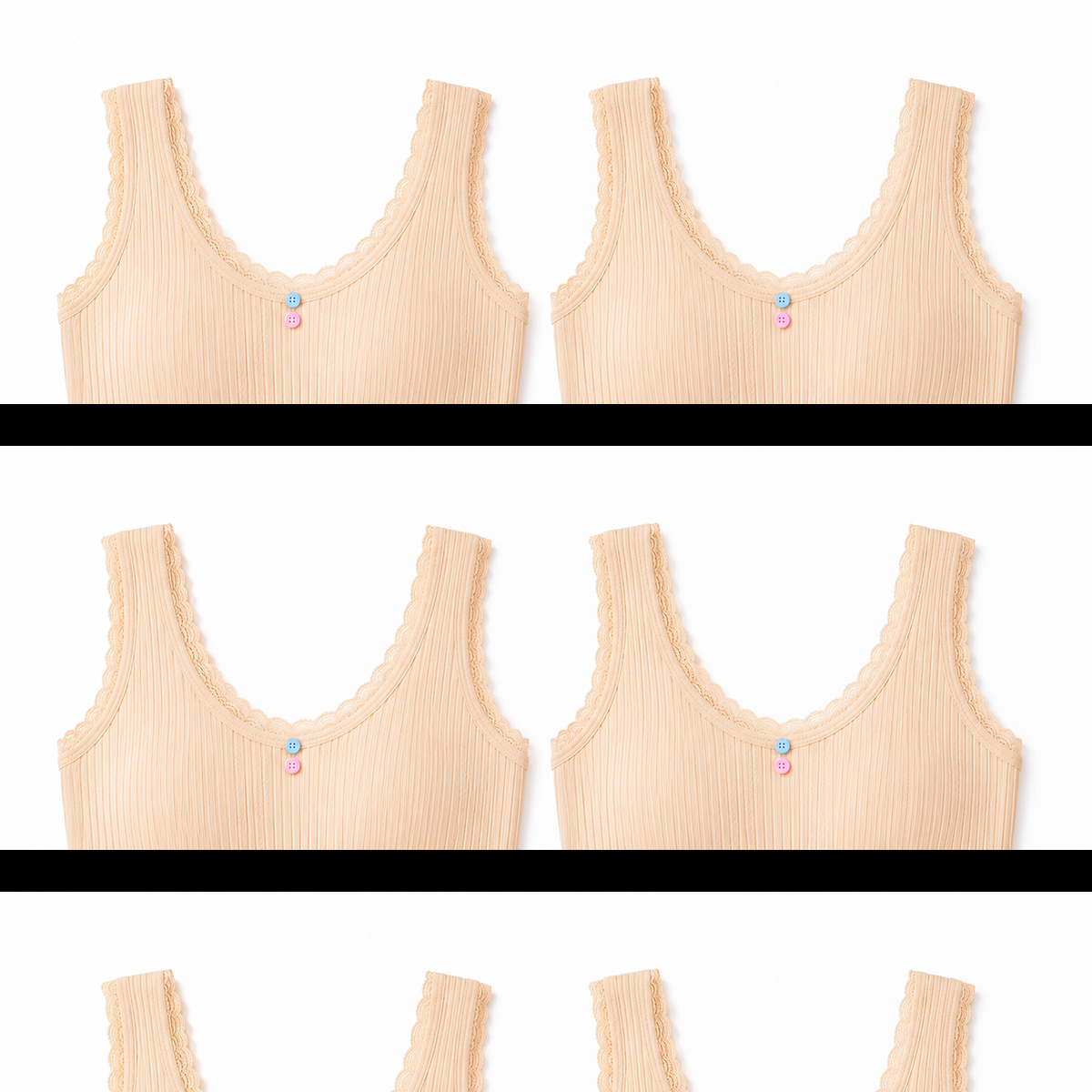 Pack of 4 - CloudSoft Non-Padded Comfort Bra