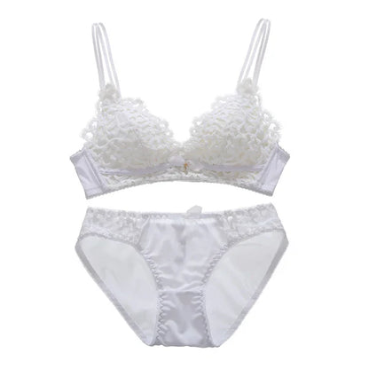 Pack of 3 Floral Design Push-Up Bra