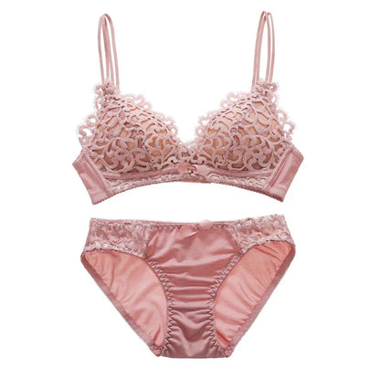 Pack of 3 Floral Design Push-Up Bra